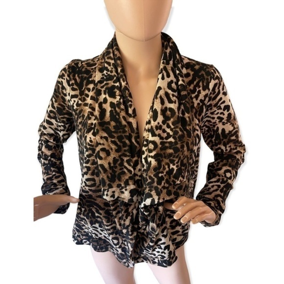 XXI Leopard jacket size medium EUC - Picture 1 of 8